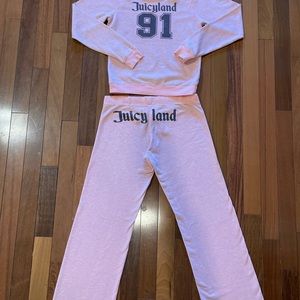 Vintage early 2000s Pink Juicy Couture tracksuit